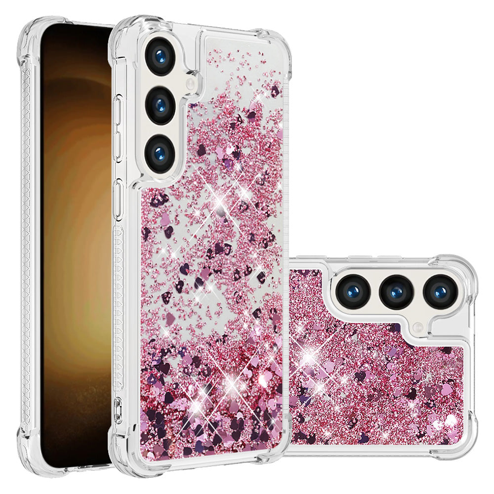 For Samsung Galaxy S26+ TPU Case Glitter Quicksand Shockproof Phone Back Cover
