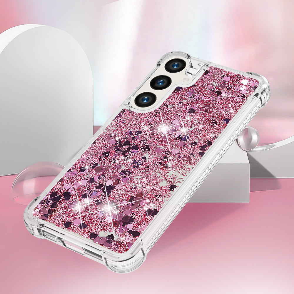 For Samsung Galaxy S26+ TPU Case Glitter Quicksand Shockproof Phone Back Cover