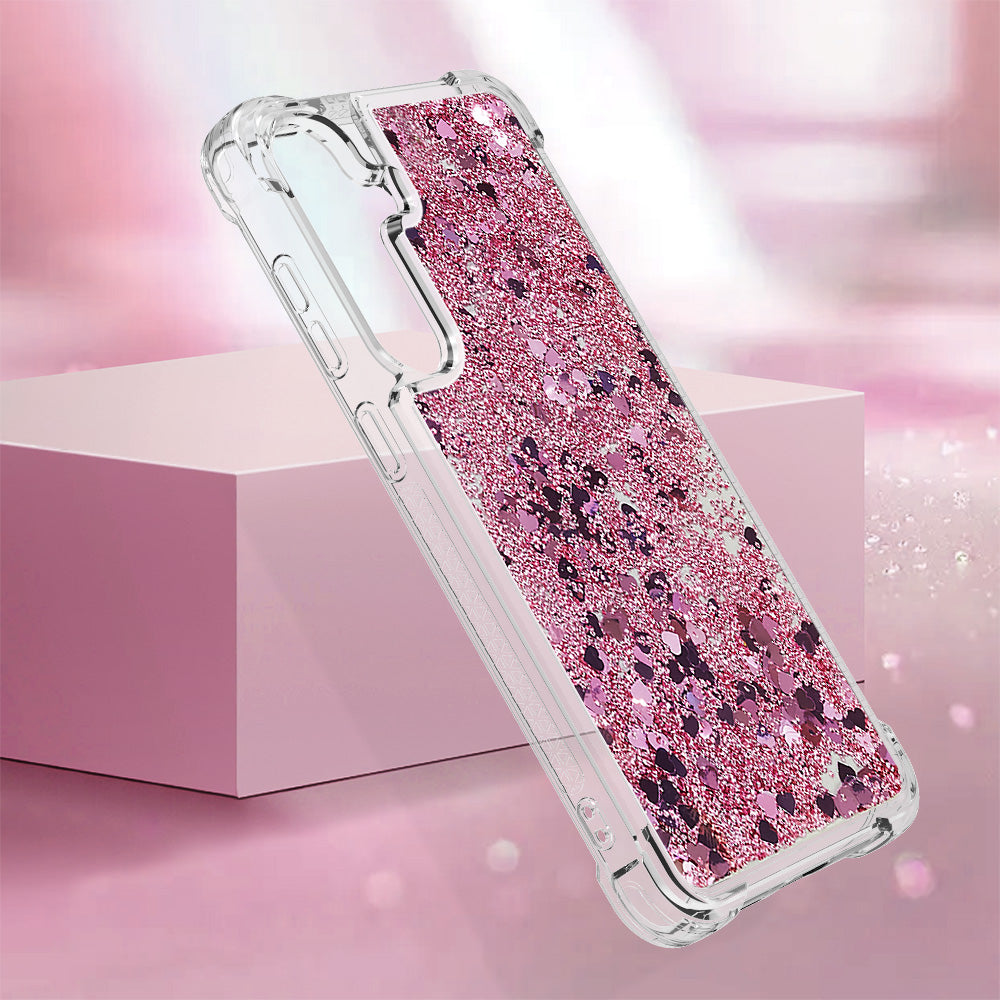 For Samsung Galaxy S26+ TPU Case Glitter Quicksand Shockproof Phone Back Cover