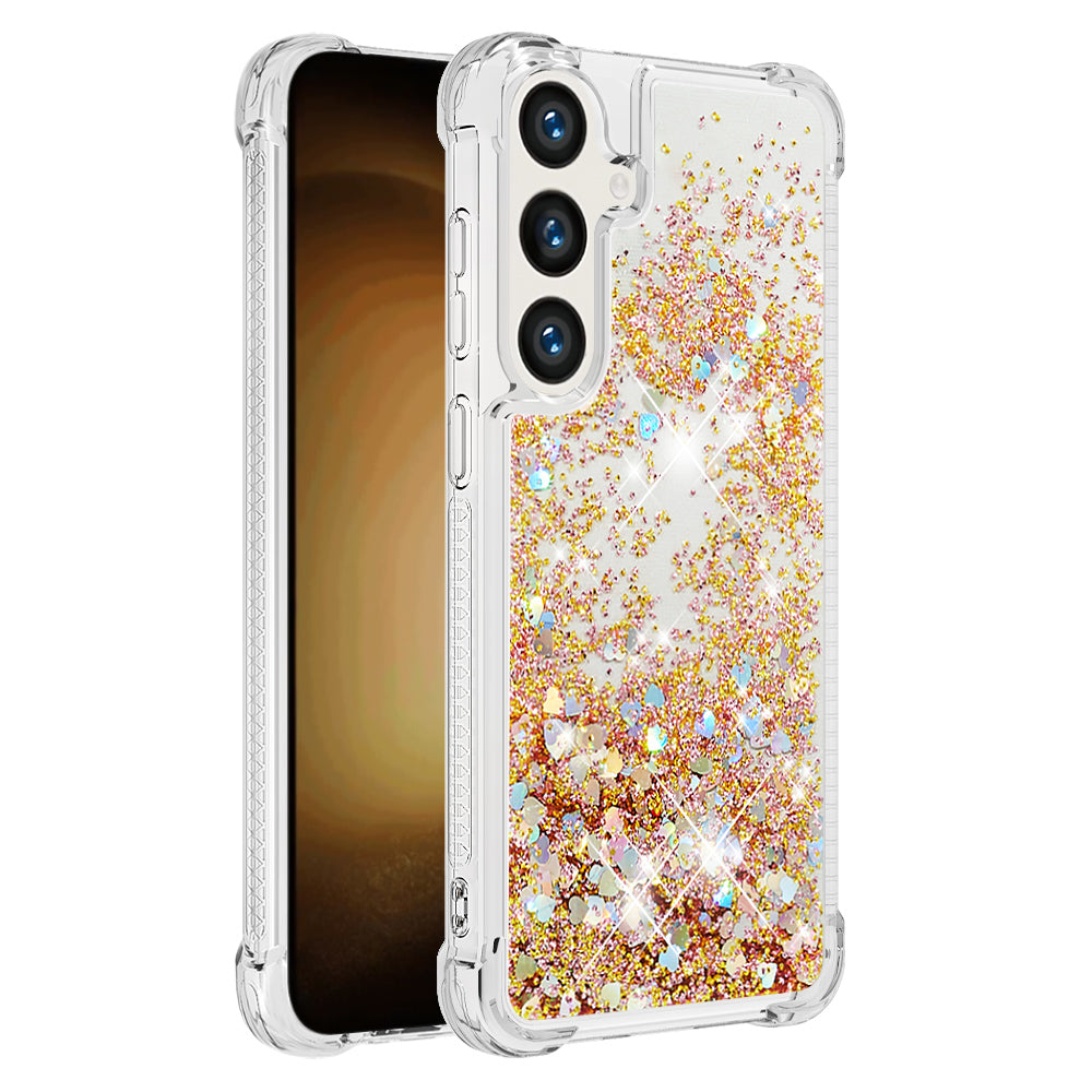 For Samsung Galaxy S26+ TPU Case Glitter Quicksand Shockproof Phone Back Cover