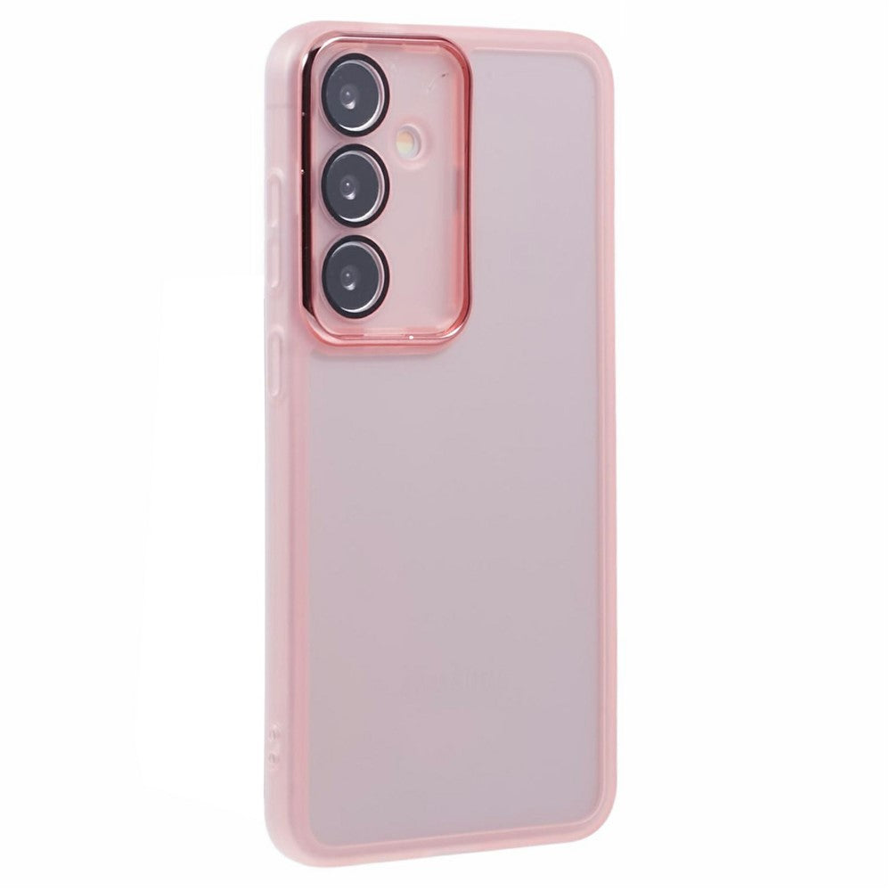 For Samsung Galaxy S26+ Case Electroplated Camera Frame TPU Phone Cover