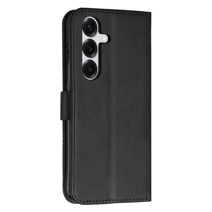 Leather Phone Case For Samsung Galaxy S26+ Foldable Stand Wallet Flip Cover with Strap