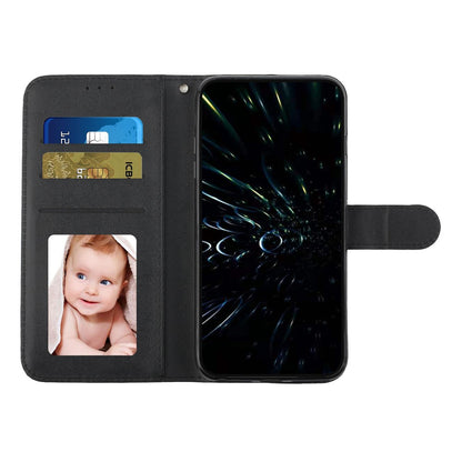 Leather Phone Case For Samsung Galaxy S26+ Foldable Stand Wallet Flip Cover with Strap