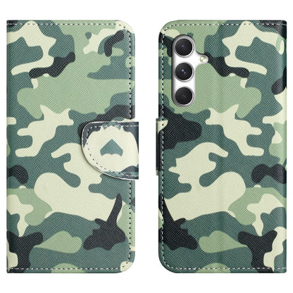 For Samsung Galaxy S26+ Case Pattern Printing Cross Texture Leather Phone Cover