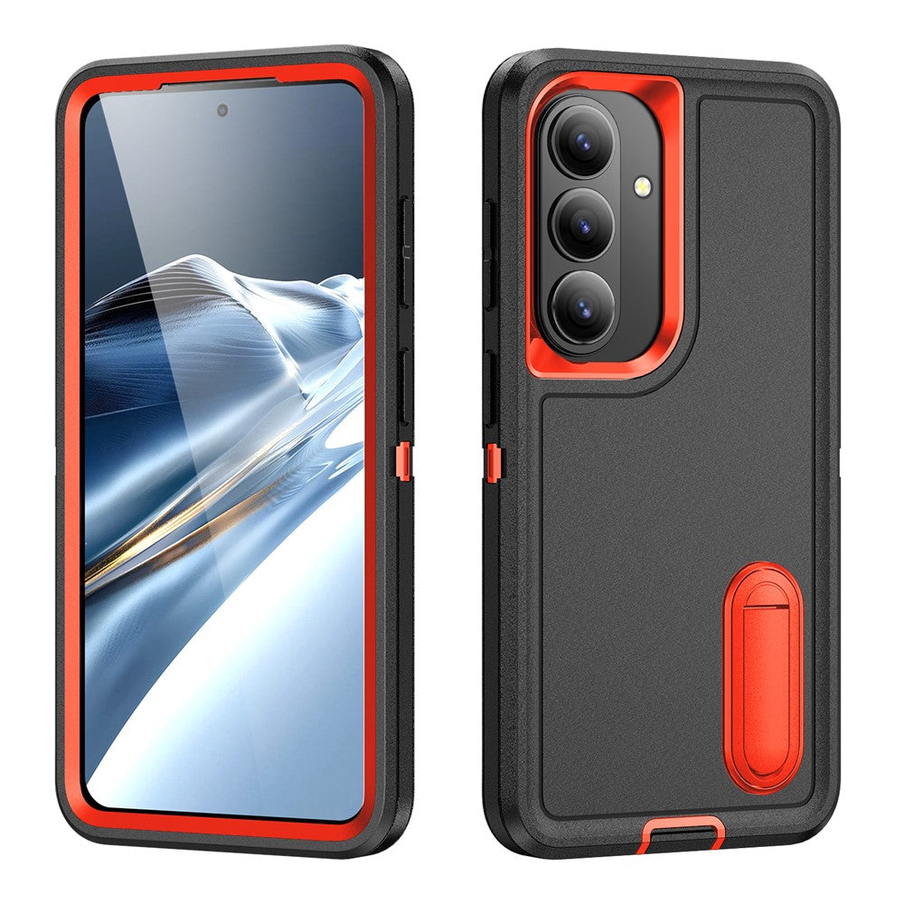 For Samsung Galaxy S26+ Case PC + Silicone + EVA Anti-Drop Kickstand Phone Cover