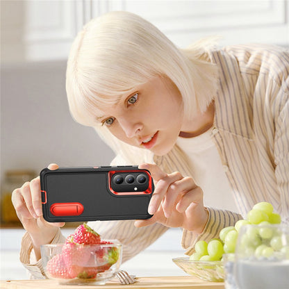 For Samsung Galaxy S26+ Case PC + Silicone + EVA Anti-Drop Kickstand Phone Cover