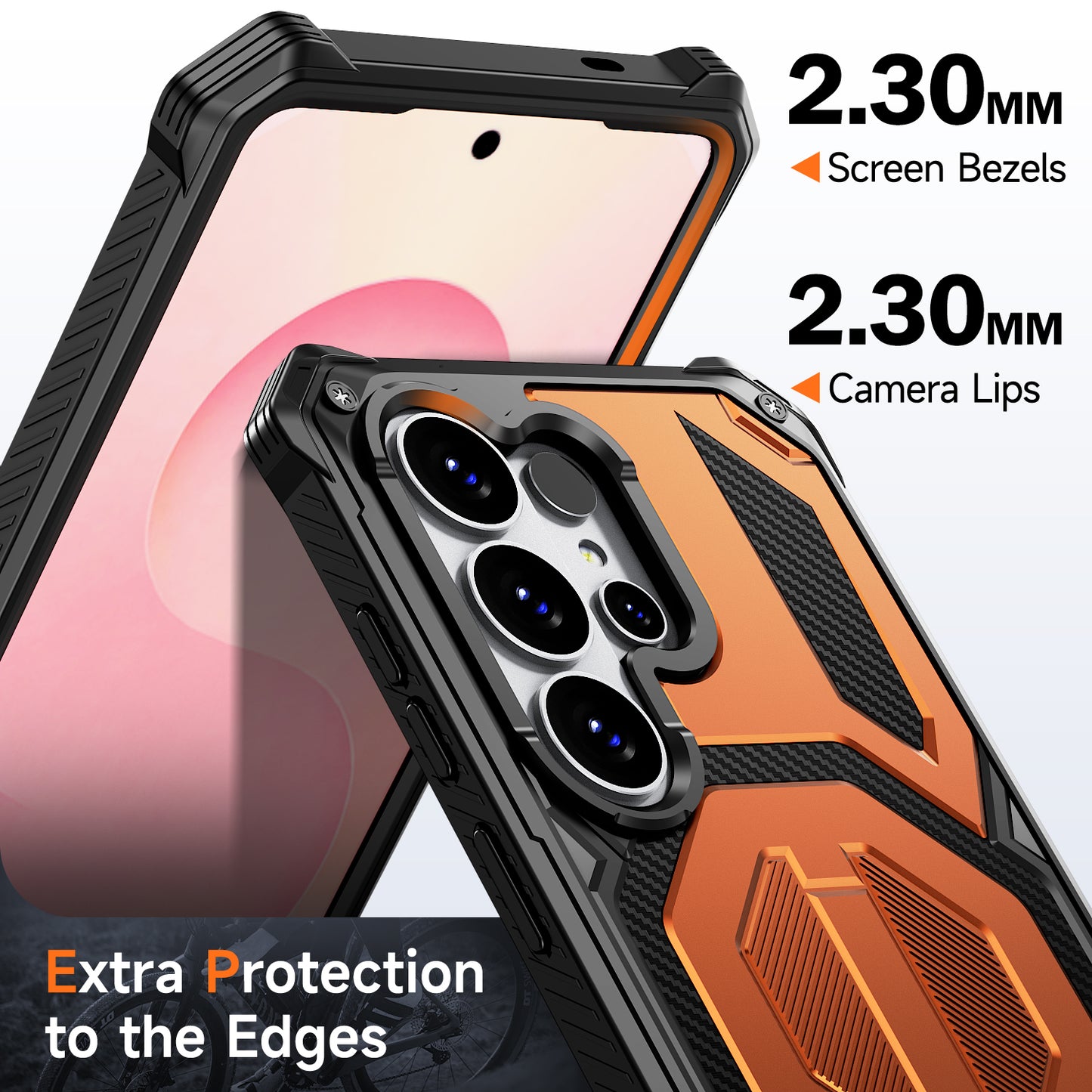 For Samsung Galaxy S26 Ultra Magnetic Case TPU + PC Kickstand Phone Cover Drop Protection