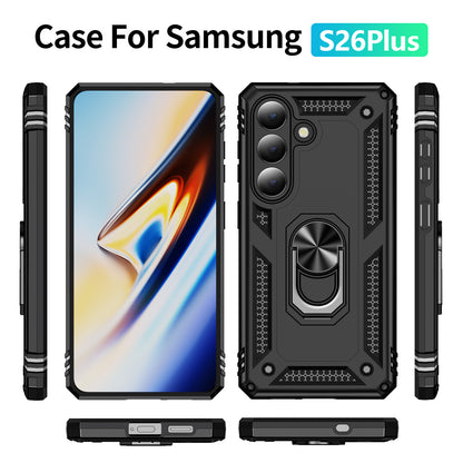 For Samsung Galaxy S26+ Case PC + TPU Phone Cover with Kickstand