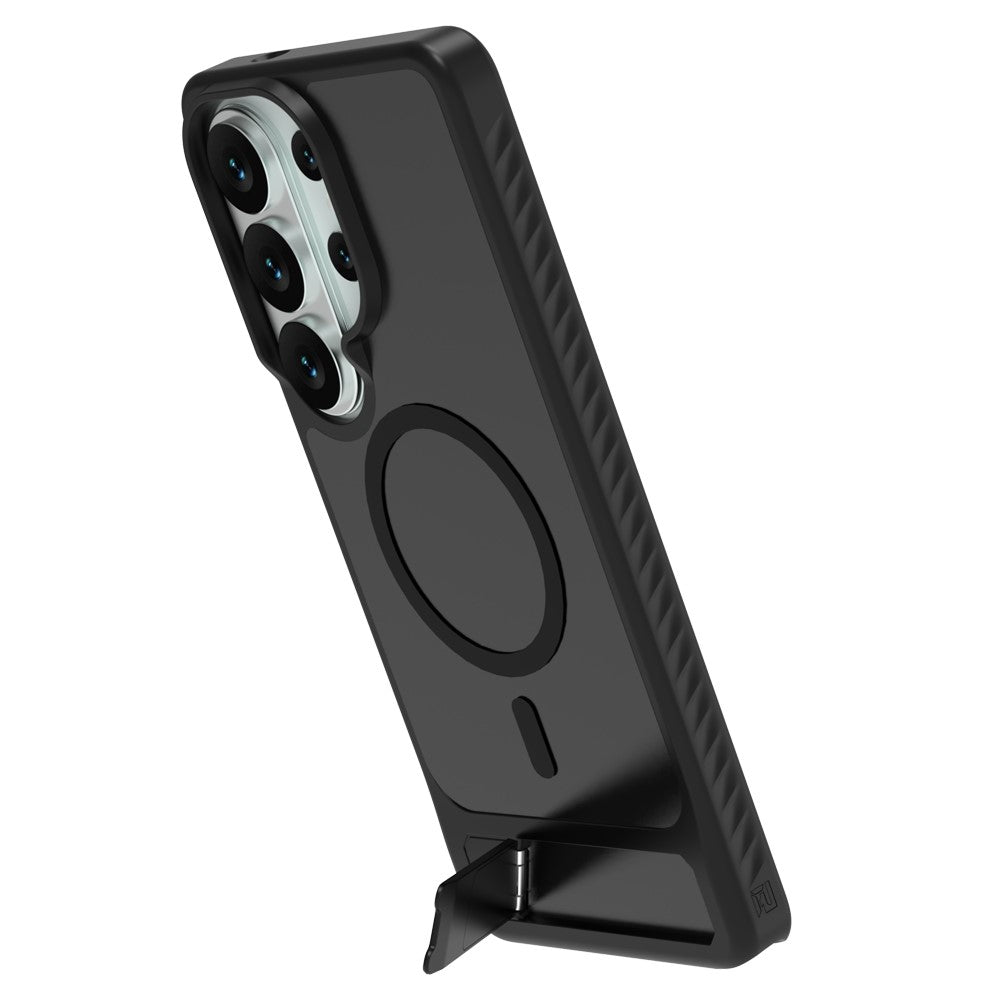 LEREACH Le-Chic Series for Samsung Galaxy S26 Ultra Magnetic Case TPU + PC Kickstand Phone Cover