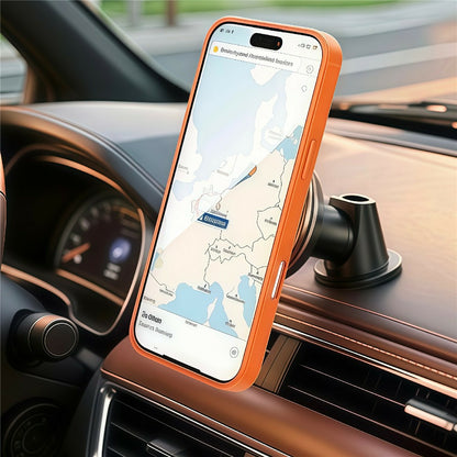 For iPhone 15 Pro Magnetic Case Rotary Kickstand Skin Touch PC + TPU Phone Cover Support Wireless Charging