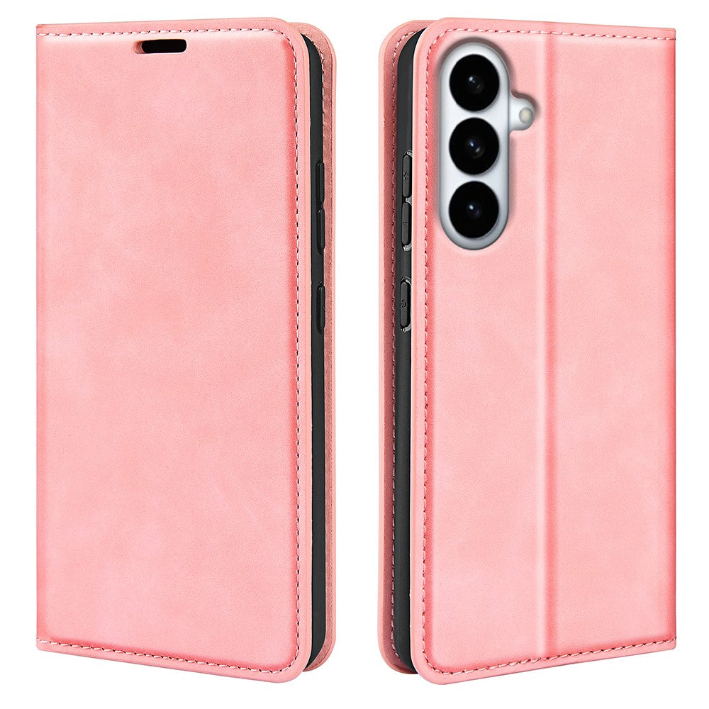 For Samsung Galaxy S26+ Case Skin Touch Leather Wallet Phone Cover