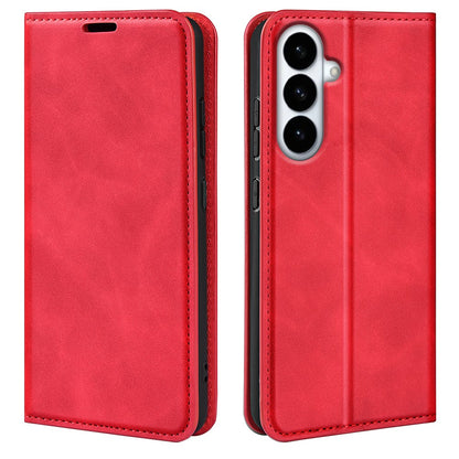 For Samsung Galaxy S26+ Case Skin Touch Leather Wallet Phone Cover