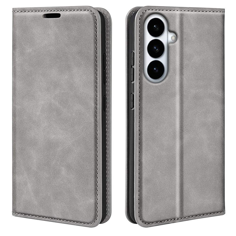 For Samsung Galaxy S26+ Case Skin Touch Leather Wallet Phone Cover