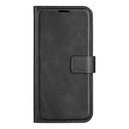 For Samsung Galaxy S26+ Stand Case Anti-Scratch Calf Texture Leather Phone Cover