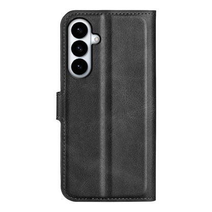 For Samsung Galaxy S26+ Stand Case Anti-Scratch Calf Texture Leather Phone Cover