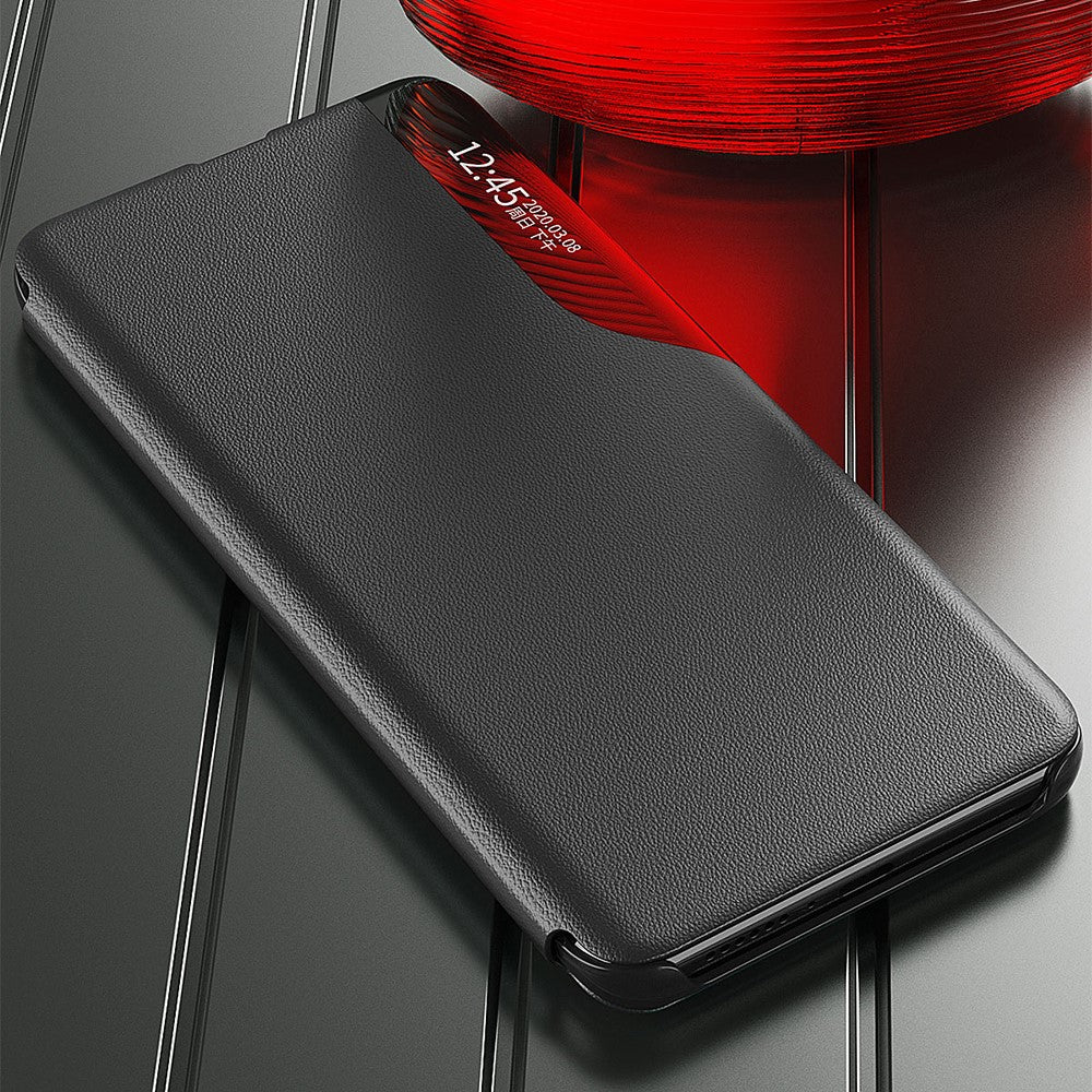 For Samsung Galaxy S26+ Phone Case View Window Folio Flip PU Leather Stand Cover