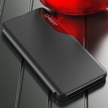 For Samsung Galaxy S26+ Phone Case View Window Folio Flip PU Leather Stand Cover