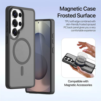 DUX DUCIS For Samsung Galaxy S26 Ultra Case  Lawa Series Detachable Magnetic Cowhide Leather Cover Zipper Wallet