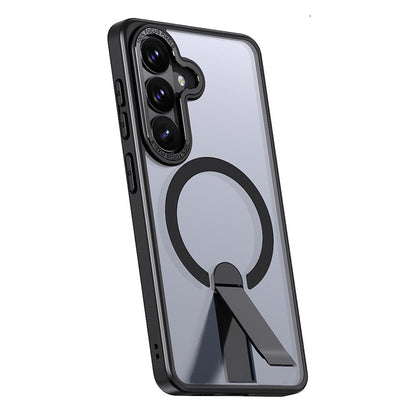 For Samsung Galaxy S26+ Magnetic Case Kickstand TPU + Acrylic Phone Cover