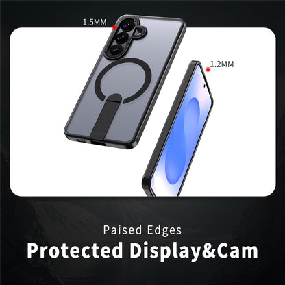 For Samsung Galaxy S26+ Magnetic Case Kickstand TPU + Acrylic Phone Cover