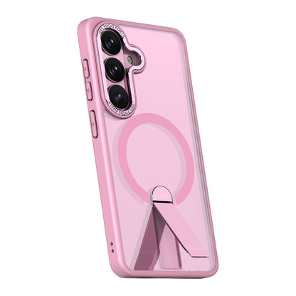 For Samsung Galaxy S26+ Magnetic Case Kickstand TPU + Acrylic Phone Cover