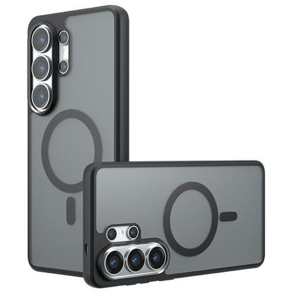 For Samsung Galaxy S26 Ultra Magnetic Case TPU + PC Matte Skin Touch Phone Cover