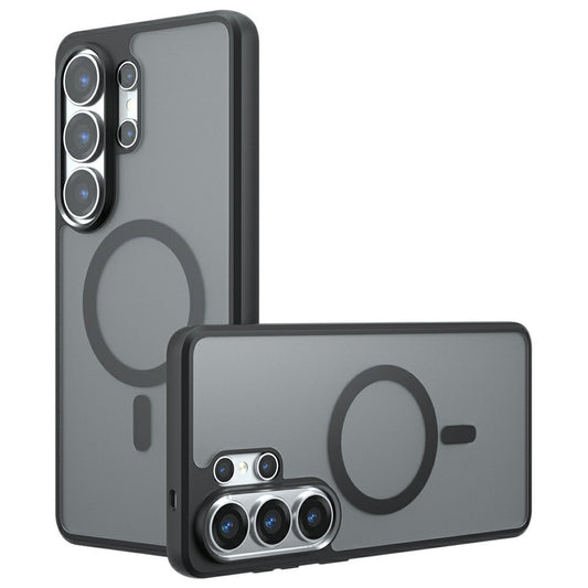 For Samsung Galaxy S26 Ultra Magnetic Case TPU + PC Matte Skin Touch Phone Cover