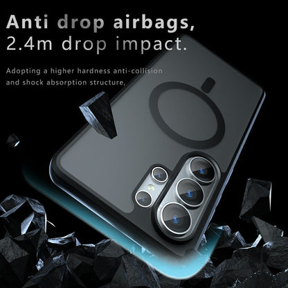 For Samsung Galaxy S26 Ultra Magnetic Case TPU + PC Matte Skin Touch Phone Cover