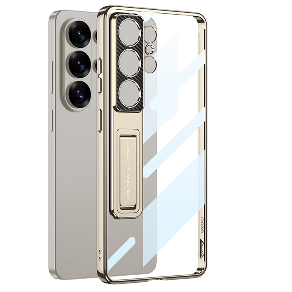 GKK For Samsung Galaxy S26 Ultra Case Kickstand TPU + PC Phone Shell Electroplating