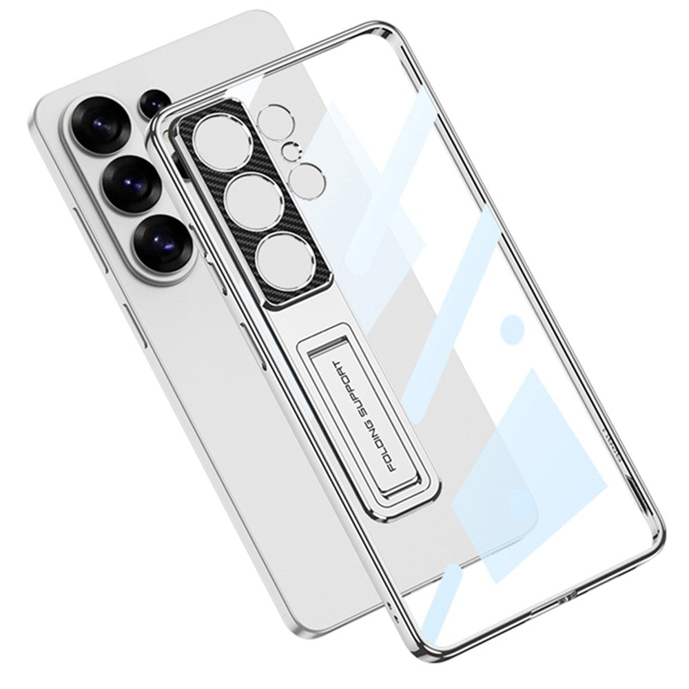 GKK For Samsung Galaxy S26 Ultra Case Kickstand TPU + PC Phone Shell Electroplating