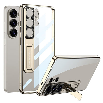 GKK For Samsung Galaxy S26 Ultra Case Kickstand TPU + PC Phone Shell Electroplating
