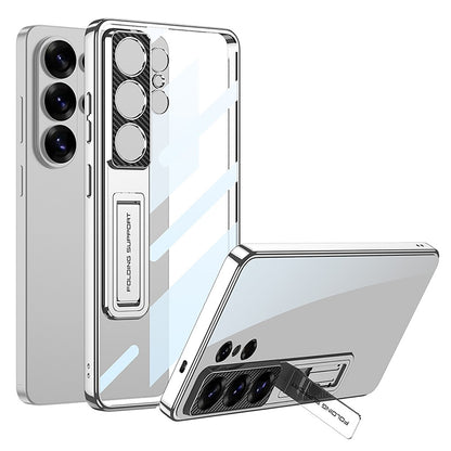 GKK For Samsung Galaxy S26 Ultra Case Kickstand TPU + PC Phone Shell Electroplating