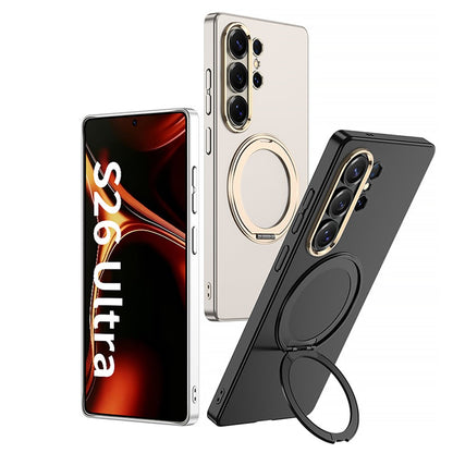 GKK For Samsung Galaxy S26 Ultra Magnetic Case Rotating Kickstand Hard PC Slim Phone Cover