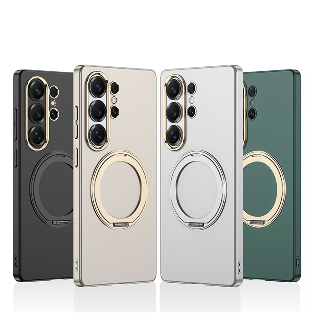 GKK For Samsung Galaxy S26 Ultra Magnetic Case Rotating Kickstand Hard PC Slim Phone Cover