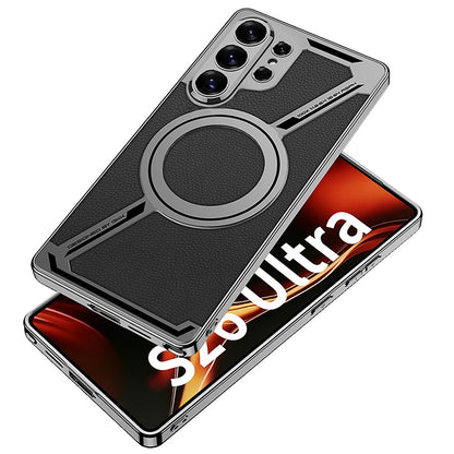 GKK For Samsung Galaxy S26 Ultra Magnetic Case Anti-Scratch PC+TPU+PU Phone Cover