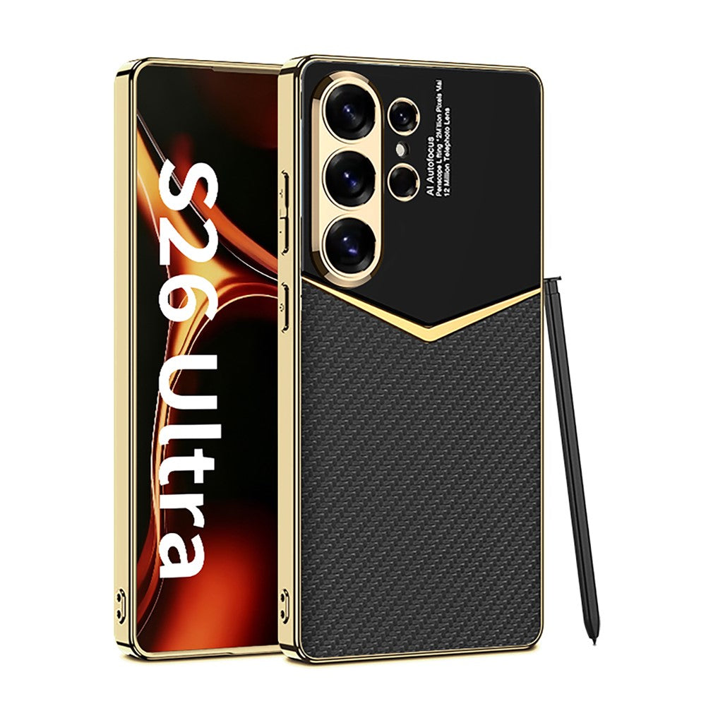 GKK For Samsung Galaxy S26 Ultra Cases Electroplating PU + PC + TPU Phone Cover