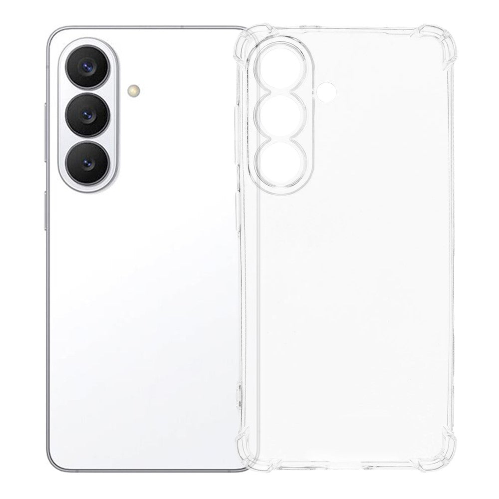 For Samsung Galaxy S26+ Transparent TPU Case Reinforced Corners Drop-proof Phone Cover