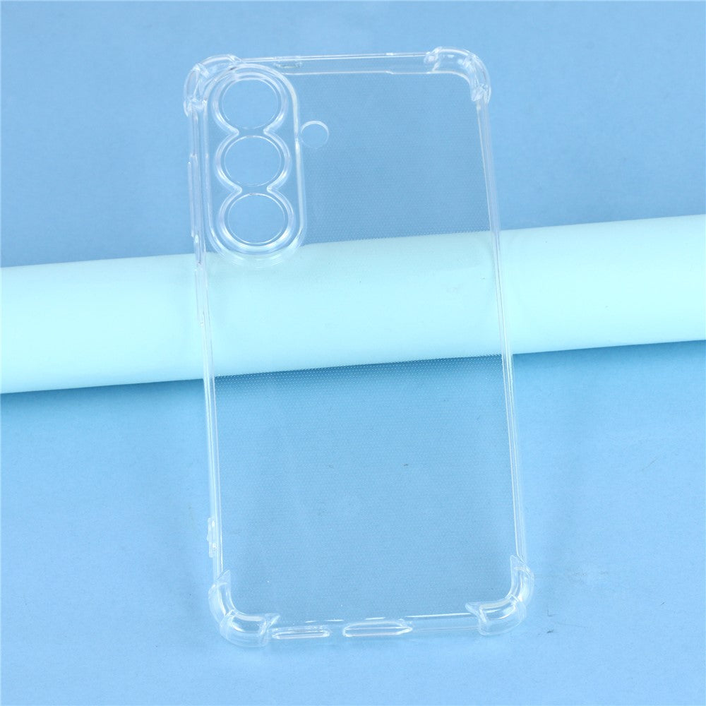 For Samsung Galaxy S26+ Transparent TPU Case Reinforced Corners Drop-proof Phone Cover