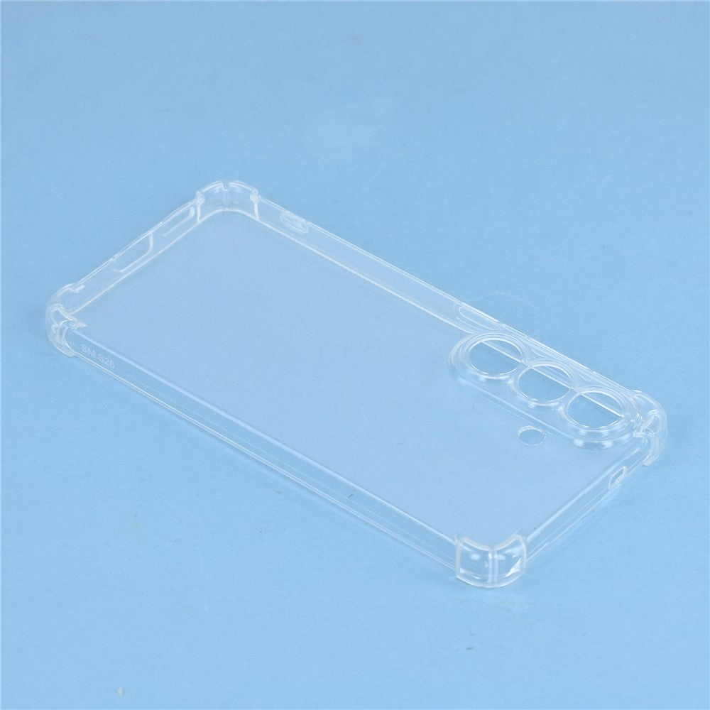 For Samsung Galaxy S26+ Transparent TPU Case Reinforced Corners Drop-proof Phone Cover