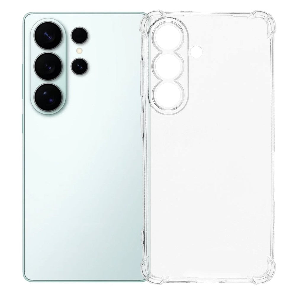For Samsung Galaxy S26 Ultra Transparent TPU Case Reinforced Corners Drop-proof Phone Cover