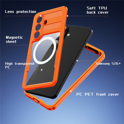 REDPEPPER For Samsung Galaxy S26+ IP68 Waterproof Case Clear Magnetic Phone Cover