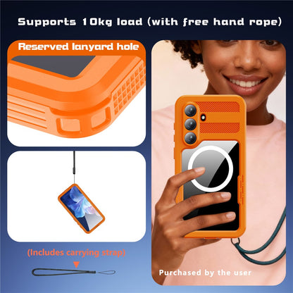 REDPEPPER For Samsung Galaxy S26+ IP68 Waterproof Case Clear Magnetic Phone Cover