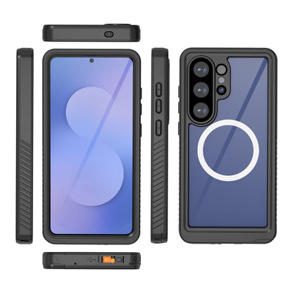 REDPEPPER FS Series For Samsung Galaxy S26 Ultra IPX8 Waterproof Case PC TPU PET Clear Magnetic Phone Cover
