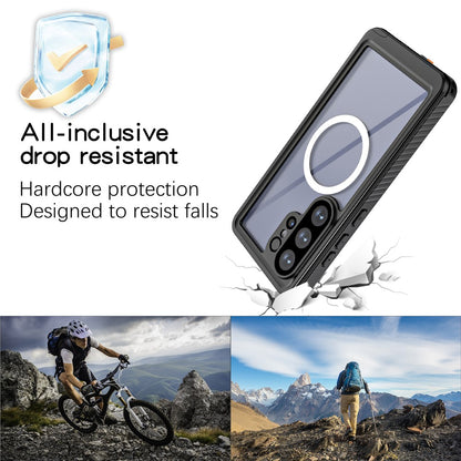 REDPEPPER FS Series For Samsung Galaxy S26 Ultra IPX8 Waterproof Case PC TPU PET Clear Magnetic Phone Cover