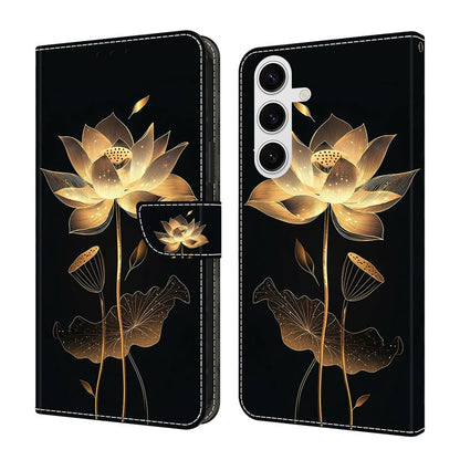 For Samsung Galaxy S26+ Wallet Case Foldable Stand Pattern Printing Leather Flip Phone Cover
