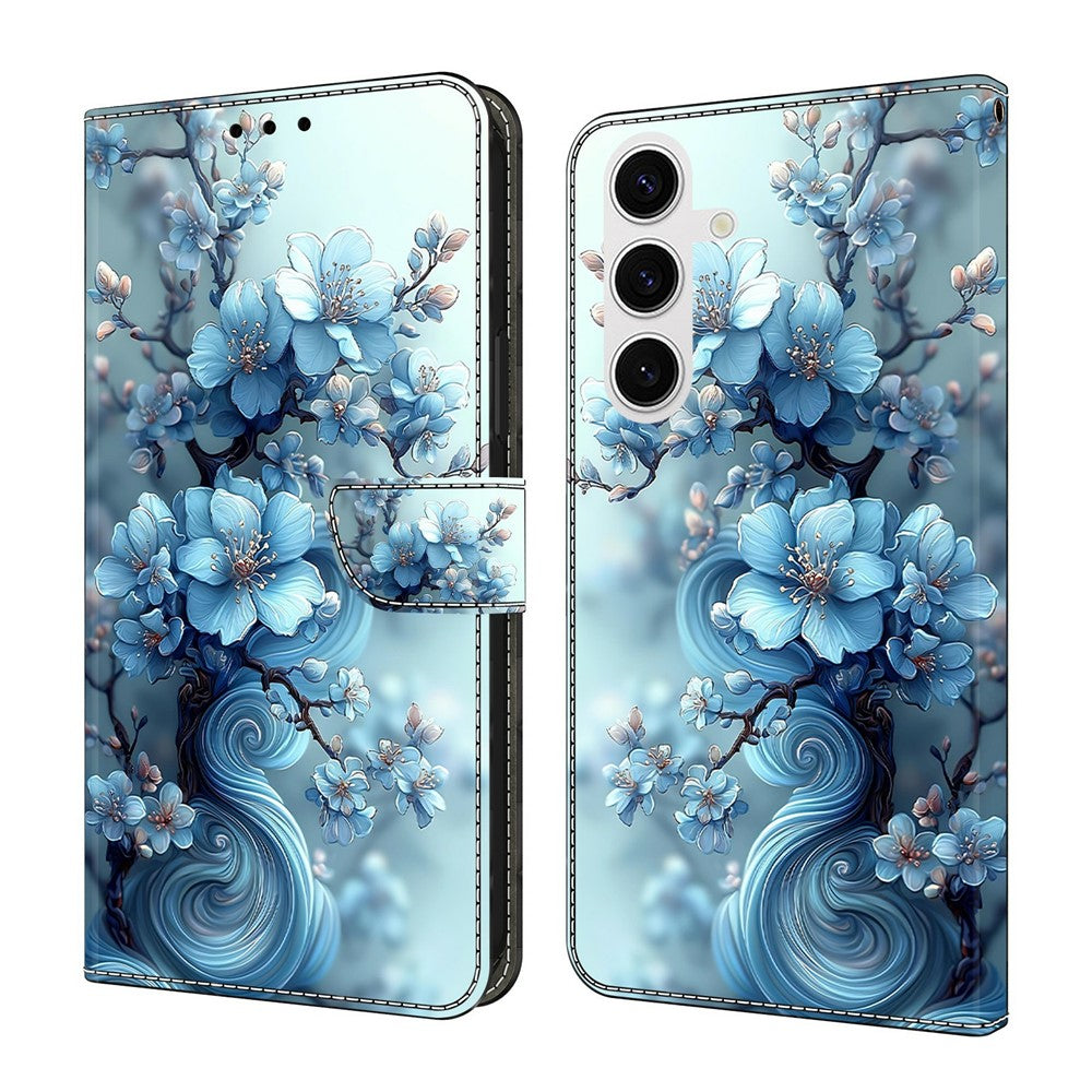 For Samsung Galaxy S26+ Wallet Case Foldable Stand Pattern Printing Leather Flip Phone Cover