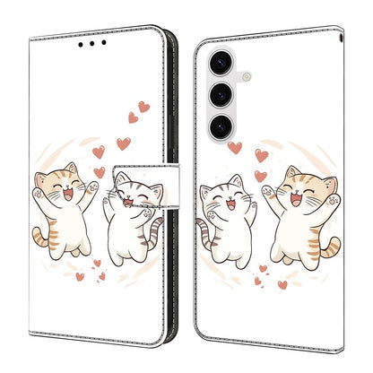 For Samsung Galaxy S26+ Wallet Case Foldable Stand Pattern Printing Leather Flip Phone Cover