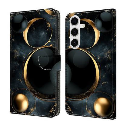 For Samsung Galaxy S26+ Wallet Case Foldable Stand Pattern Printing Leather Flip Phone Cover