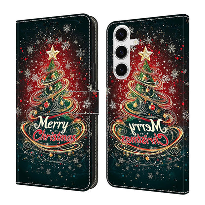 For Samsung Galaxy S26+ Wallet Case Foldable Stand Pattern Printing Leather Flip Phone Cover