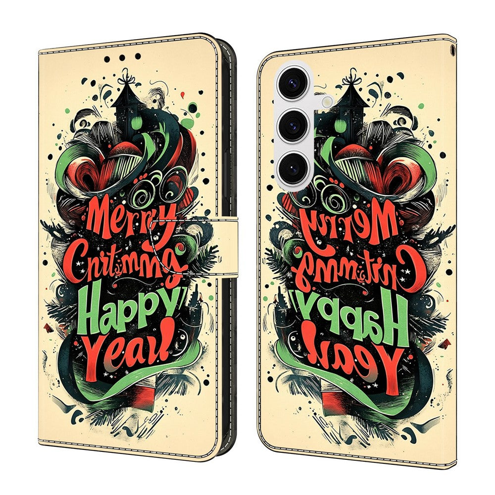 For Samsung Galaxy S26+ Wallet Case Foldable Stand Pattern Printing Leather Flip Phone Cover
